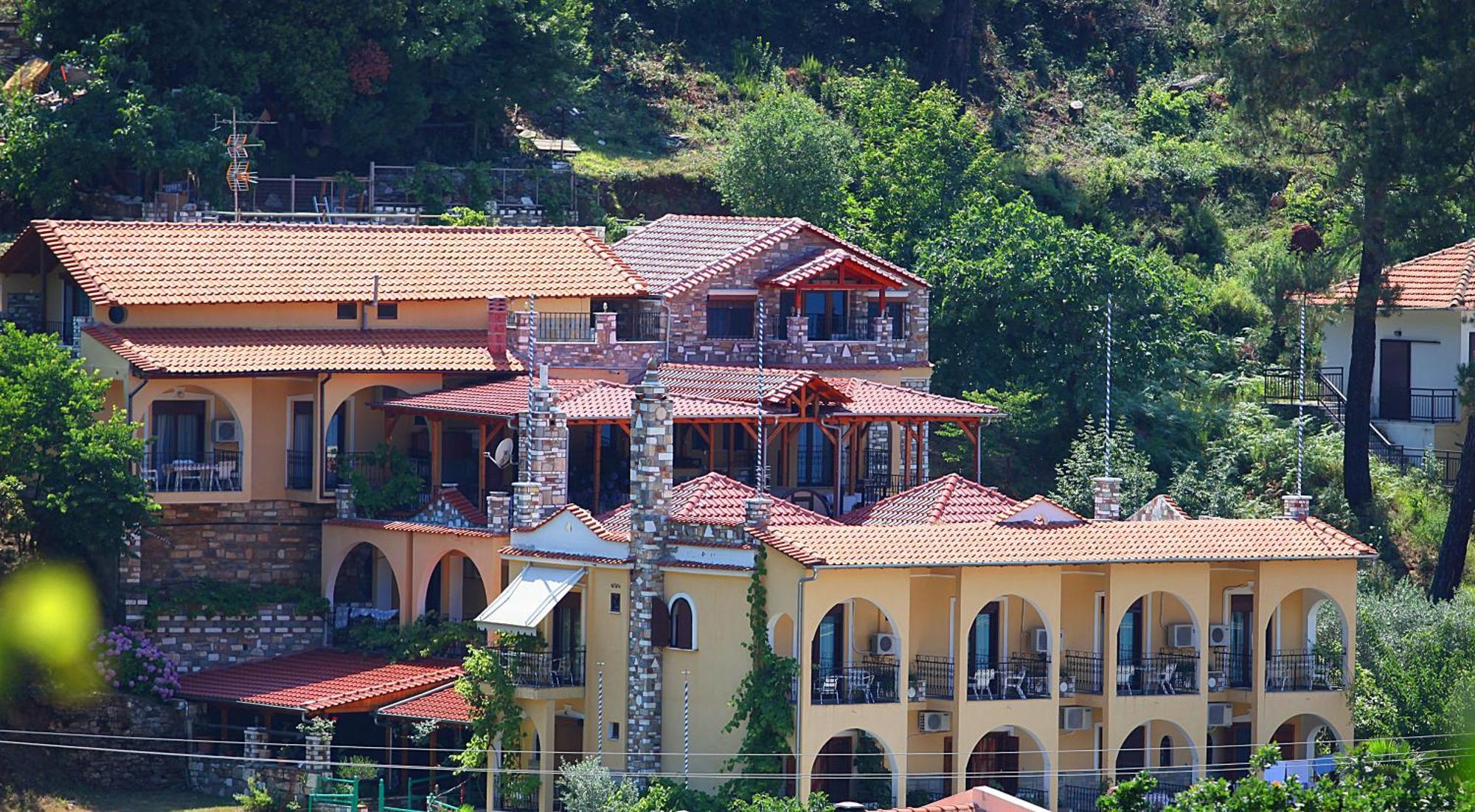 Hotel Castle Pontos à Skala Potamia  Extérieur photo
